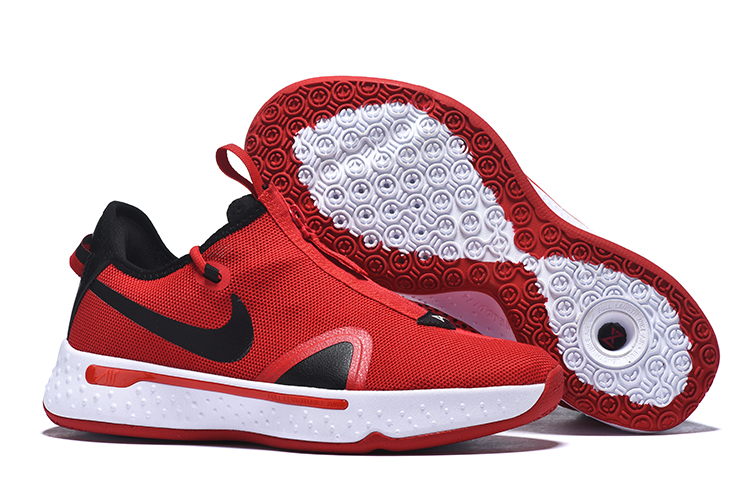 Jordan CP3 IV Red Black White Shoes - Click Image to Close